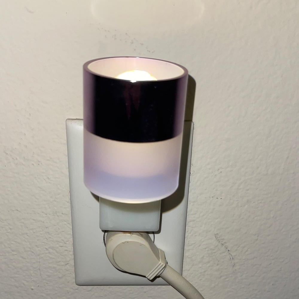Set of Light up Purple and White wallflowers plugs - Picture 8 of 8